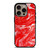RED LIQUID TEXTURE iPhone 16 Pro Case Cover