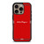 SALVATORE FERRAGAMO RED iPhone 16 Pro Case Cover