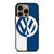 VW VOLKSWAGEN SLICED BLUE LOGO iPhone 16 Pro Case Cover VW VOLKSWAGEN SLICED BLUE LOGO iPhone 16 Pro Case Cover