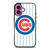 CHICAGO CUBS BASEBALL TEAM STRIPE iPhone 16 Plus Case Cover