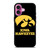 IOWA HAWKEYES FOOTBALL LOGO iPhone 16 Plus Case Cover