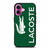 LACOSTE GREEN LOGO iPhone 16 Plus Case Cover LACOSTE GREEN LOGO iPhone 16 Plus Case Cover