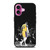 LEBRON JAMES LA LAKERS BLACK WHITE iPhone 16 Plus Case Cover