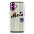NEW YORK METS BASEBALL STRIPE SYMBOL iPhone 16 Plus Case Cover NEW YORK METS BASEBALL STRIPE SYMBOL iPhone 16 Plus Case Cover