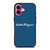 SALVATORE FERRAGAMO BLUE LOGO iPhone 16 Plus Case Cover