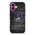 TCU HORNED FROGS FOOTBALL WOOD LOGO iPhone 16 Plus Case Cover