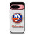 NEW YORK ISLANDERS BADGE CARBON Google Pixel 9 Case Cover NEW YORK ISLANDERS BADGE CARBON Google Pixel 9 Case Cover