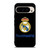 REAL MADRID FOOTBALL BLACK LOGO Google Pixel 9 Pro Case Cover