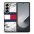 TOMMY HILFIGER WHITE MARBLE Samsung Galaxy Z Fold 6 Case Cover