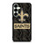 NEW ORLEANS SAINTS FOOTBALL ABSTRACT LINE Samsung Galaxy S25 Plus Case Cover