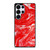 RED LIQUID TEXTURE Samsung Galaxy S25 Ultra Case Cover