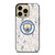 MANCHESTER CITY PUMA PATTERN  iPhone 14 Pro Max Case Cover
