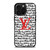 LV LOUIS VUITTON PARIS PATTERN LOGO RED WHITE iPhone 16 Pro Max Case Cover LV LOUIS VUITTON PARIS PATTERN LOGO RED WHITE iPhone 16 Pro Max Case Cover