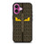 FENDI PARIS EYES PATTERN iPhone 16 Plus Case Cover