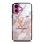 LOUIS VUITTON GOLDEN MARBLE EMBLEM iPhone 16 Plus Case Cover