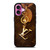 LOUIS VUITTON LV GOLDEN LOGO EMBLEM iPhone 16 Plus Case Cover