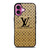 LOUIS VUITTON LV GOLDEN LOGO iPhone 16 Plus Case Cover LOUIS VUITTON LV GOLDEN LOGO iPhone 16 Plus Case Cover