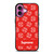 SUPREME FUCK EM PATTERN iPhone 16 Plus Case Cover