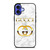 GUCCI GOLD MARBLE EMBLEM iPhone 16 Case Cover