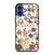 GUCCI LOGO FASHION FLOWERS iPhone 16 Case Cover