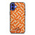 HERMES PARIS PATTERN ORANGE iPhone 16 Case Cover HERMES PARIS PATTERN ORANGE iPhone 16 Case Cover
