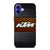 KTM RACING METAL iPhone 16 Case Cover KTM RACING METAL iPhone 16 Case Cover