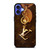 LOUIS VUITTON LV GOLDEN LOGO EMBLEM iPhone 16 Case Cover LOUIS VUITTON LV GOLDEN LOGO EMBLEM iPhone 16 Case Cover