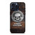 HARLEY DAVIDSON MOTORCYCLES COMPANY WOODEN LOGO iPhone 15 Pro Max Case Cover
