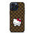 LOUIS VUITTON LOGO LV PATTERN HELLO KITTY iPhone 15 Pro Max Case Cover