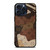 LOUIS VUITTON LV LOGO CAMO LEATHER iPhone 15 Pro Max Case Cover