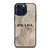 PRADA LOGO ICON ON MARBLE iPhone 15 Pro Max Case Cover