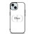 CHRISTIAN DIOR PARIS LOGO iPhone 15 Case Cover