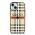 GUCCI LOGO X BURBERRY PATTERN iPhone 15 Case Cover