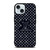 LOUIS VUITTON LV LOGO PATTERN NAVY iPhone 15 Case Cover