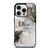 CHRISTIAN DIOR LOGO ICON ON MARBLE iPhone 15 Pro Case Cover