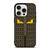 FENDI PARIS EYES PATTERN iPhone 15 Pro Case Cover