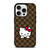 LOUIS VUITTON LOGO LV PATTERN HELLO KITTY iPhone 15 Pro Case Cover