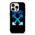 OFF WHITE LOGO MELTING iPhone 15 Pro Case Cover
