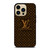 LOUIS VUITTON LV LOGO BROWN iPhone 14 Pro Max Case Cover