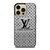 LOUIS VUITTON LV LOGO GRAY iPhone 14 Pro Max Case Cover