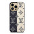 LV LOUIS VUITTON PATTERN LOGO iPhone 14 Pro Max Case Cover