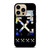 OFF WHITE ABSTRACT ART LOGO iPhone 14 Pro Max Case Cover