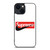 SUPREME X NIKE LOGO iPhone 14 Plus Case Cover