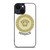 VERSACE ICON RED EMBROIDERY LOGO iPhone 14 Plus Case Cover