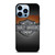 HARLEY DAVIDSON MOTORCYCLES COMPANY METAL LOGO iPhone 13 Pro Max Case Cover