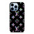 LOUIS VUITTON LOGO LV BLACK RAINBOW iPhone 13 Pro Max Case Cover