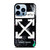 OFF WHITE LOGO SEEING THINGS iPhone 13 Pro Max Case Cover