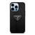 PRADA MILANO BLACK LEATHER iPhone 13 Pro Max Case Cover