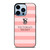 VICTORIA'S SECRET PINK STRIPES 2 iPhone 13 Pro Max Case Cover