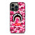 CAMO BATHING APE SUPREME PINK iPhone 13 Pro Case Cover